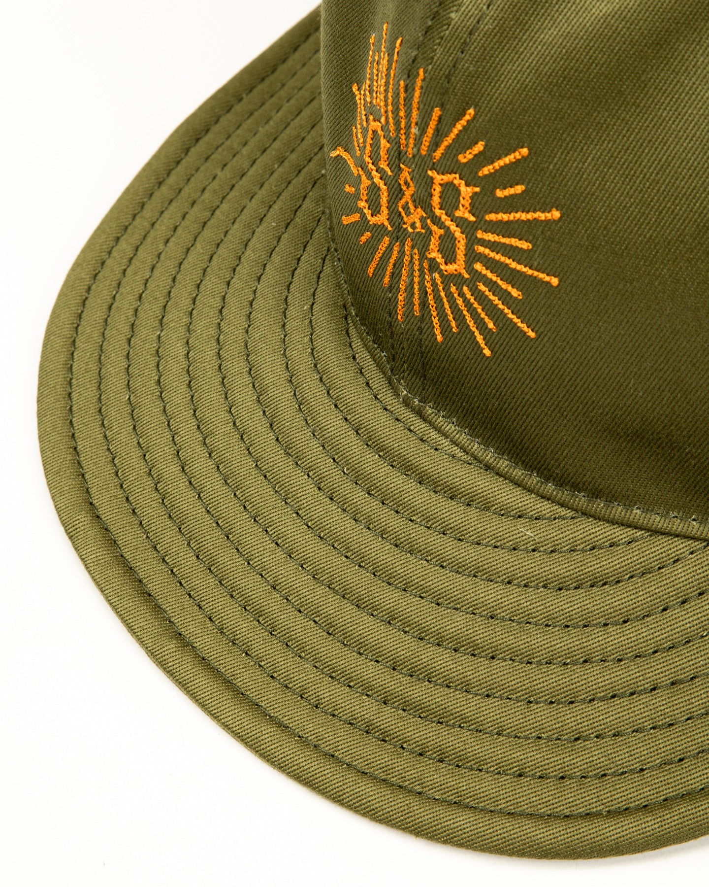 Black Sign Standard & Strange Trucker Cap - Olive Chino - Standard & Strange