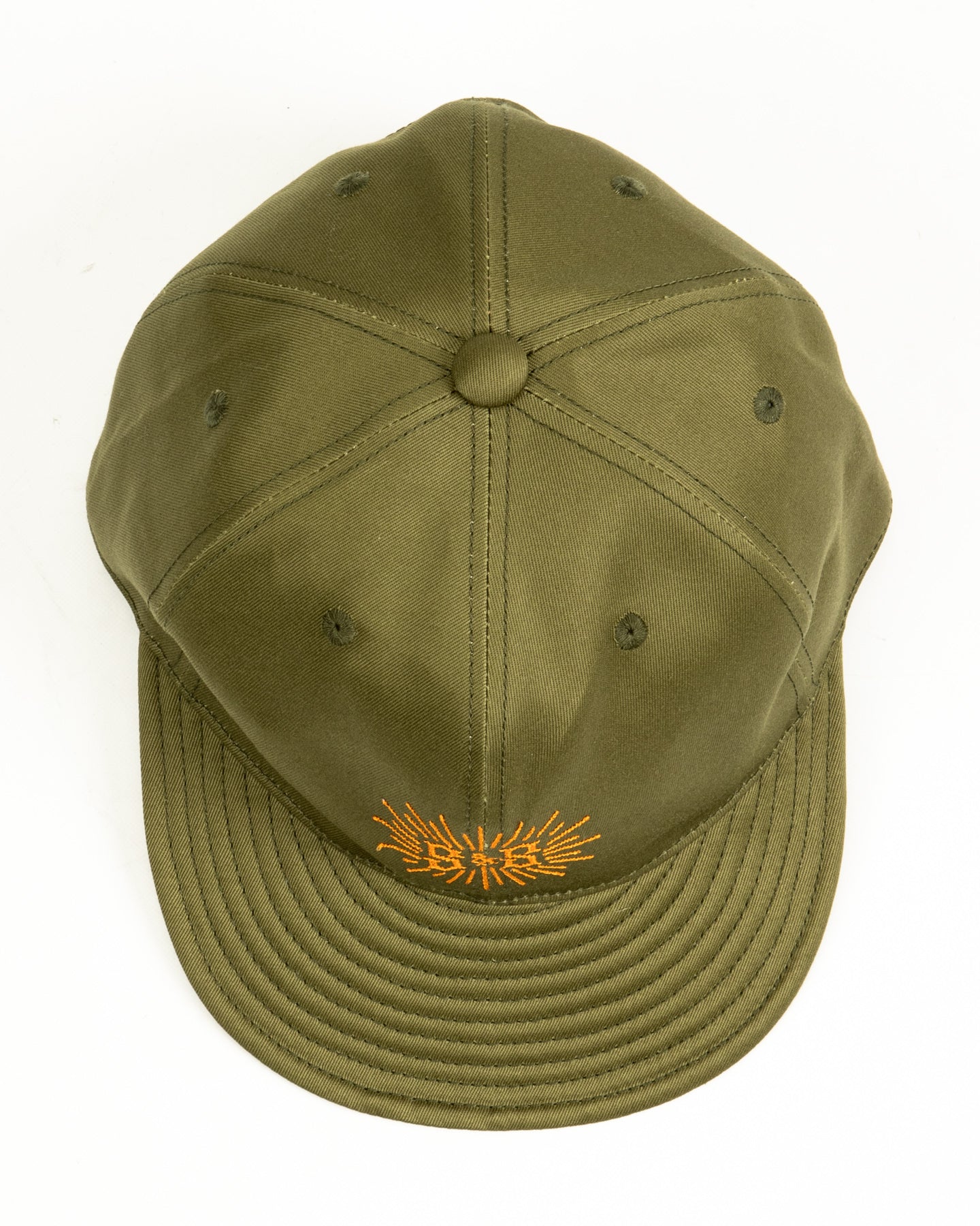 Black Sign Standard & Strange Trucker Cap - Olive Chino - Standard & Strange