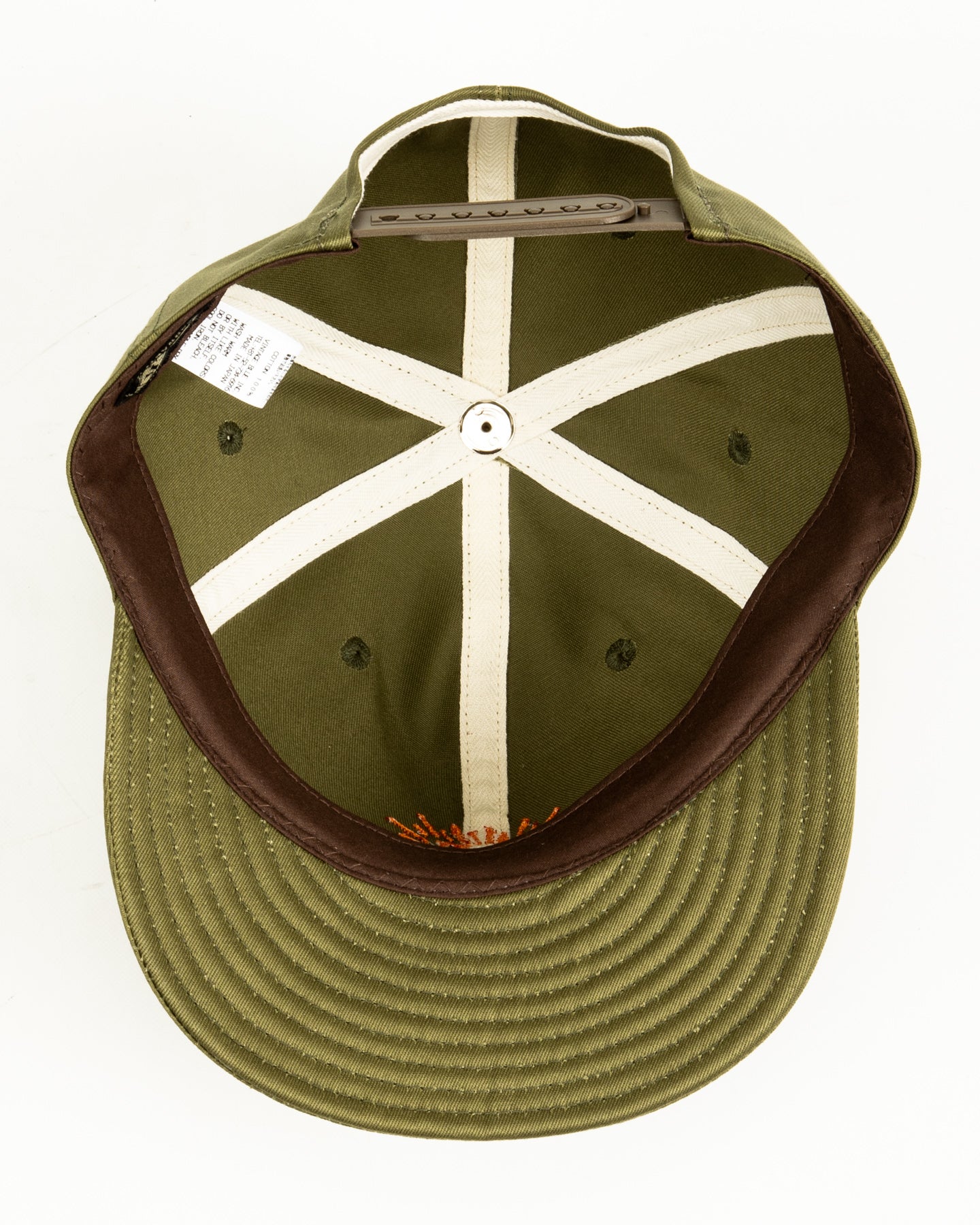 Black Sign Standard & Strange Trucker Cap - Olive Chino - Standard & Strange