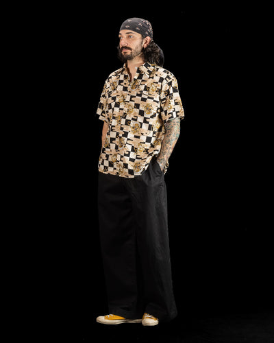 Black Sign "Wind God Thunder God" Geronimo Shirt - Midnight Black - Standard & Strange