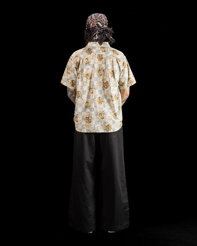 Black Sign "Wind God Thunder God" Geronimo Shirt - Salt White - Standard & Strange