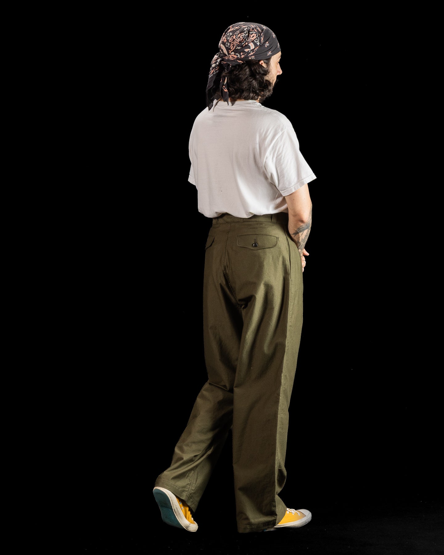 Clinch Boots BSC Uniform Light Moleskin French Work Pants - Green - Standard & Strange