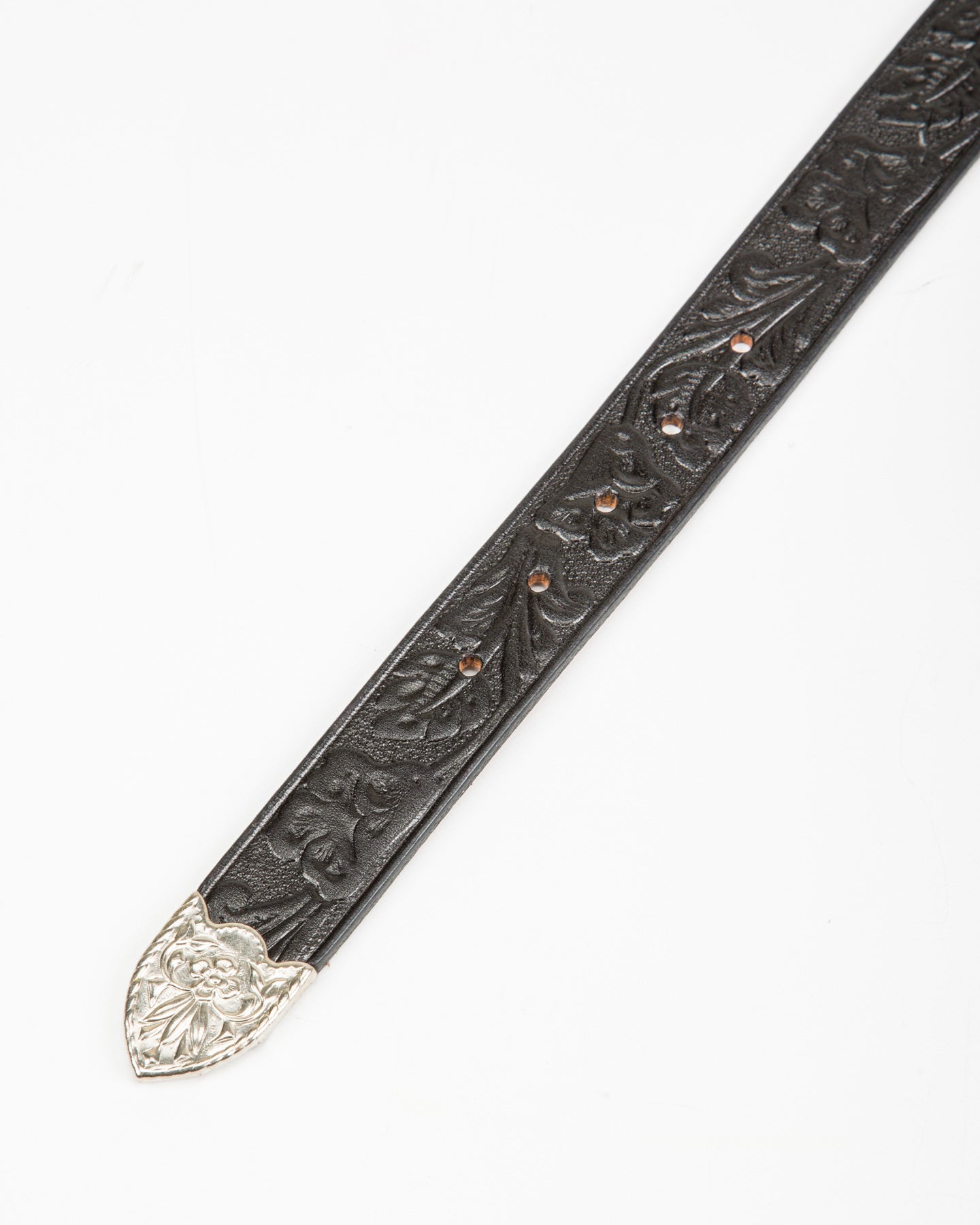 Codina Leather California Poppy Three Piece Belt - Black - Standard & Strange