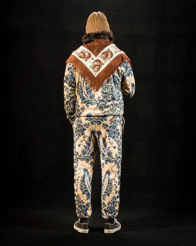Kapital DAMASK Fleece ZIP Blouson - Beige - Standard & Strange