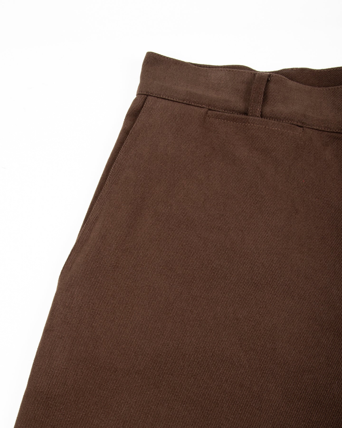 De Bonne Facture Balloon Trousers - Bark Brown Heavy Cotton Drill - Standard & Strange