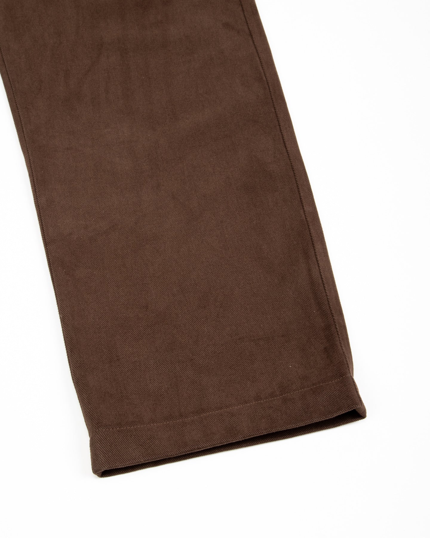 De Bonne Facture Balloon Trousers - Bark Brown Heavy Cotton Drill - Standard & Strange