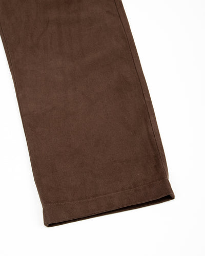 De Bonne Facture Balloon Trousers - Bark Brown Heavy Cotton Drill - Standard & Strange