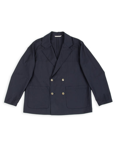 De Bonne Facture Double Breasted Jacket - Navy Wool - Standard & Strange