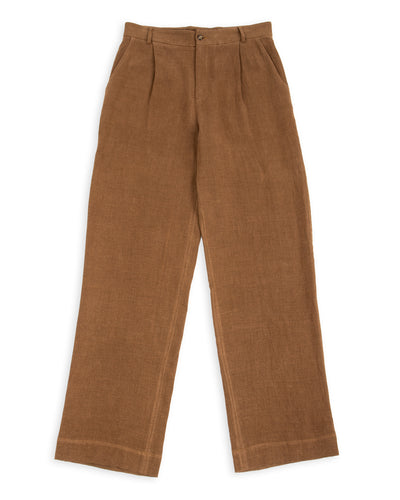 De Bonne Facture Grandad Trousers - Cinnamon Wool - Standard & Strange