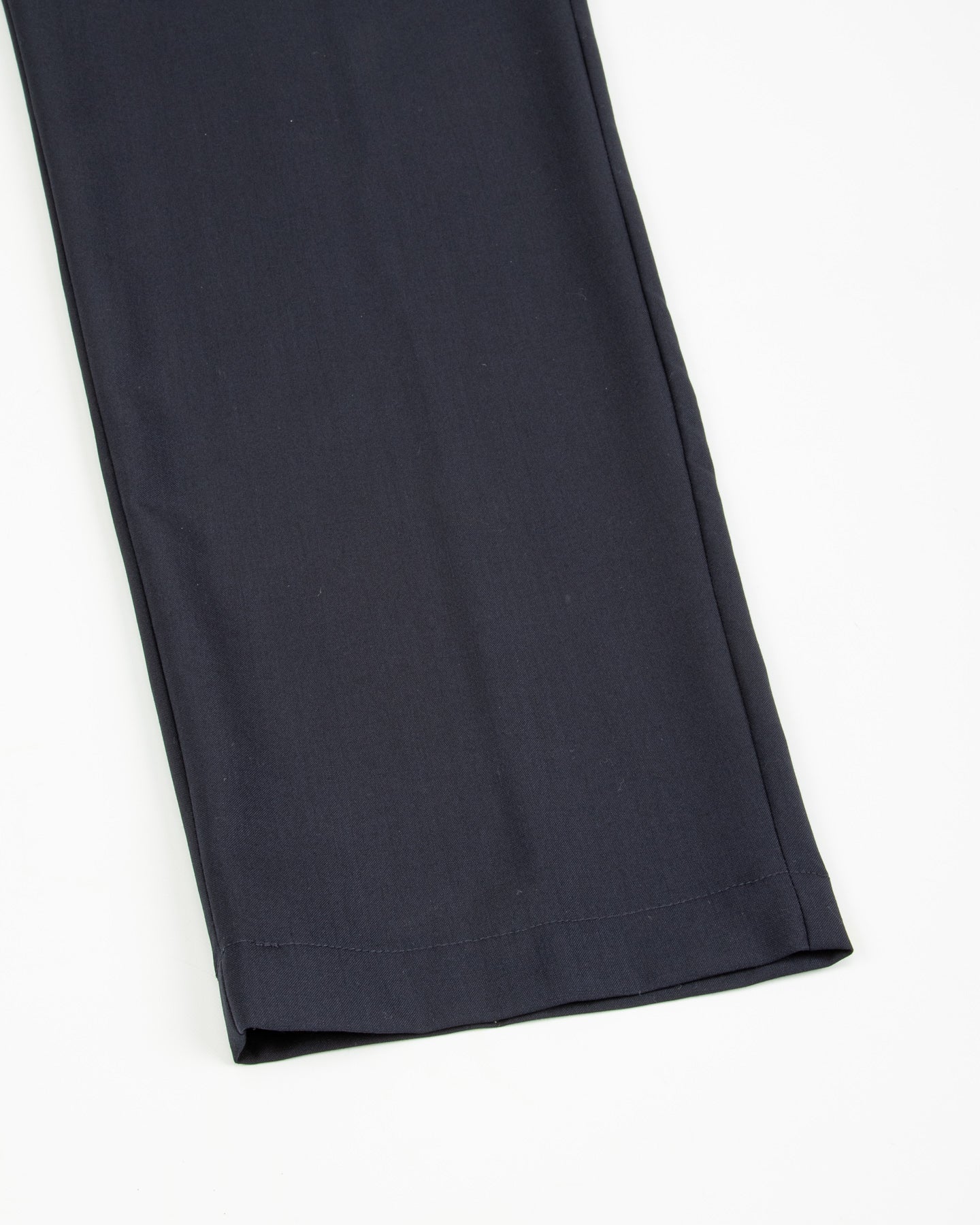 De Bonne Facture One Pleat Trousers - Navy Wool - Standard & Strange