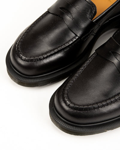 Dr. Martens Delapre Penny Loafer - Black Calf - Standard & Strange