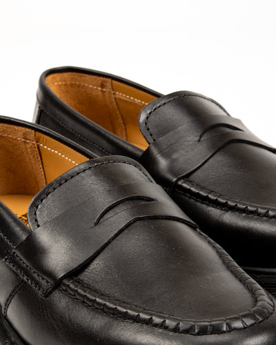 Dr. Martens Delapre Penny Loafer - Black Calf - Standard & Strange