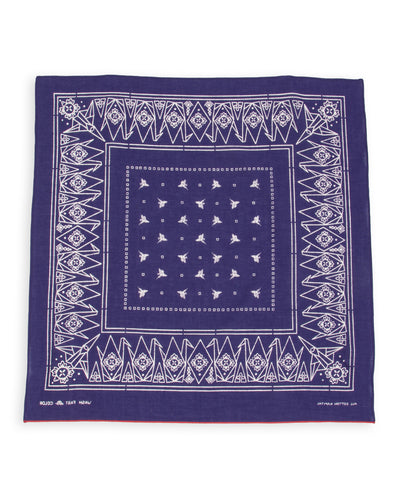 Kapital Fastcolor Selvedge Bandanna (ORIGAMI) - Purple - Standard & Strange