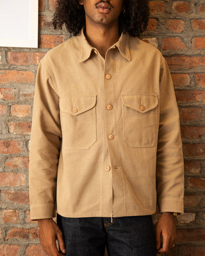 Fauves CPO Shirt - Beige Hopsack - Standard & Strange