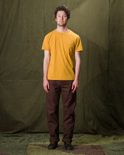 Freenote 9oz Pocket Tee - Mustard - Standard & Strange