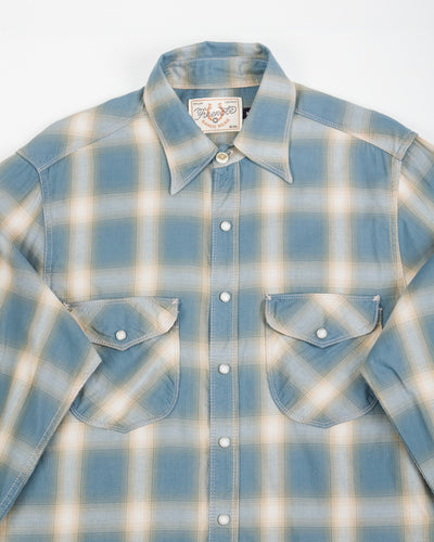 Freenote Bodie Shirt - Clear Blue Plaid - Standard & Strange