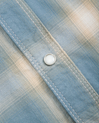 Freenote Bodie Shirt - Clear Blue Plaid - Standard & Strange