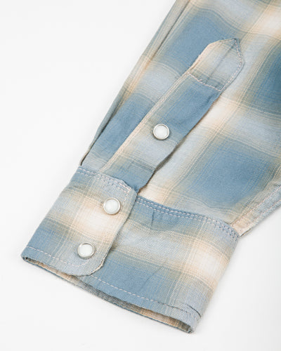 Freenote Bodie Shirt - Clear Blue Plaid - Standard & Strange