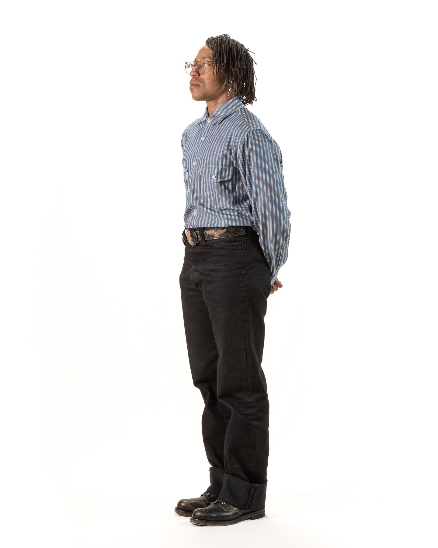 Freenote Bodie Shirt - Selvedge Stripe - Standard & Strange