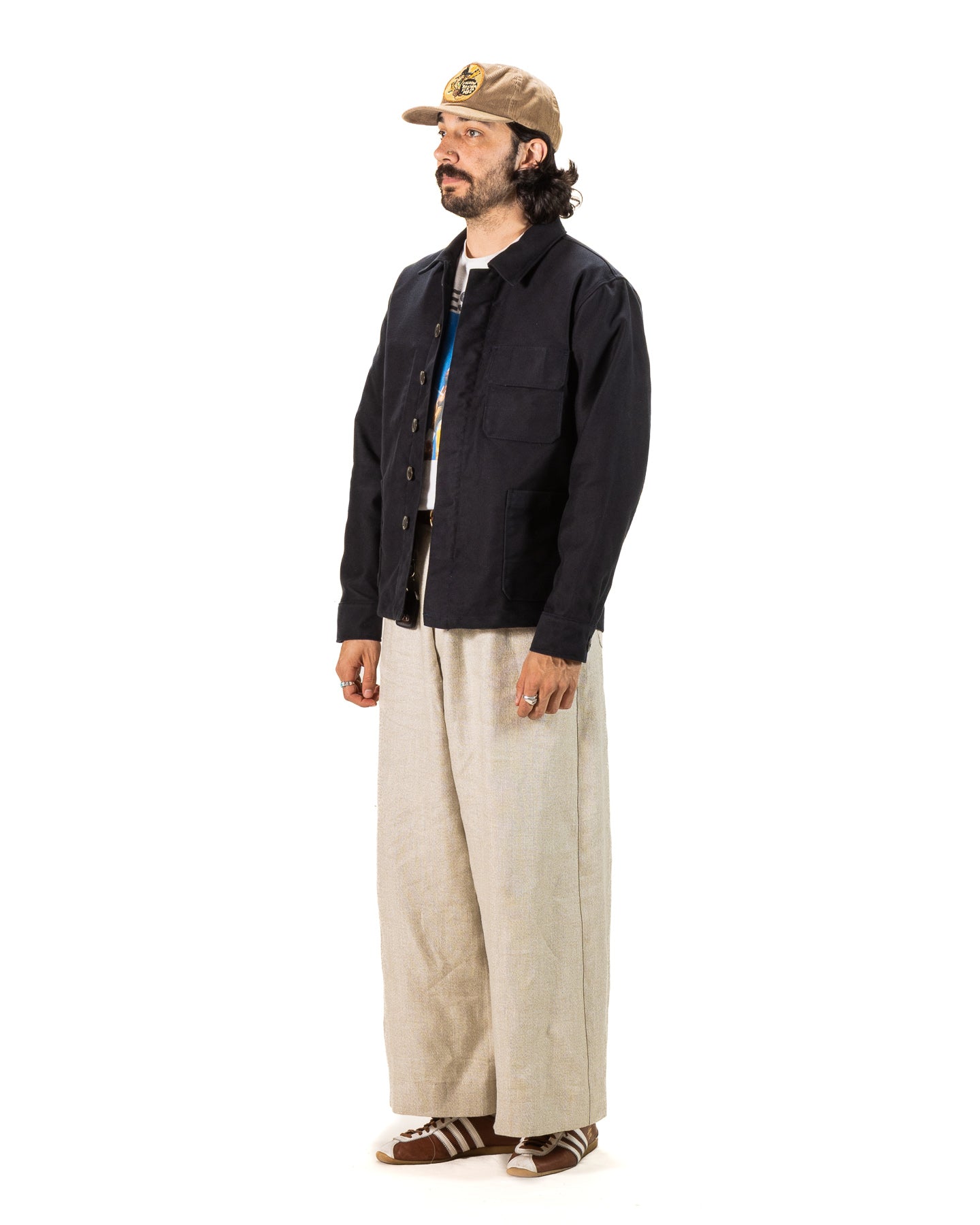 Freenote CC-1 Jacket - Navy Moleskin - Standard & Strange