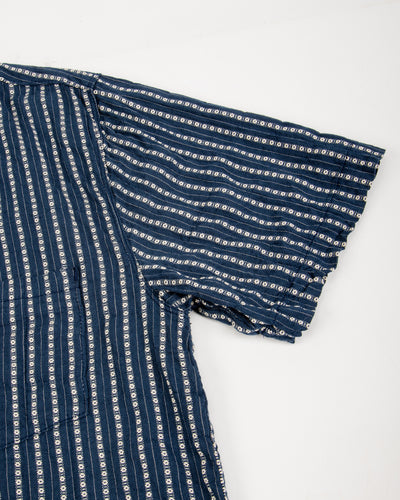 Freenote Cayucos S/S Shirt - Jacquard Navy - Standard & Strange