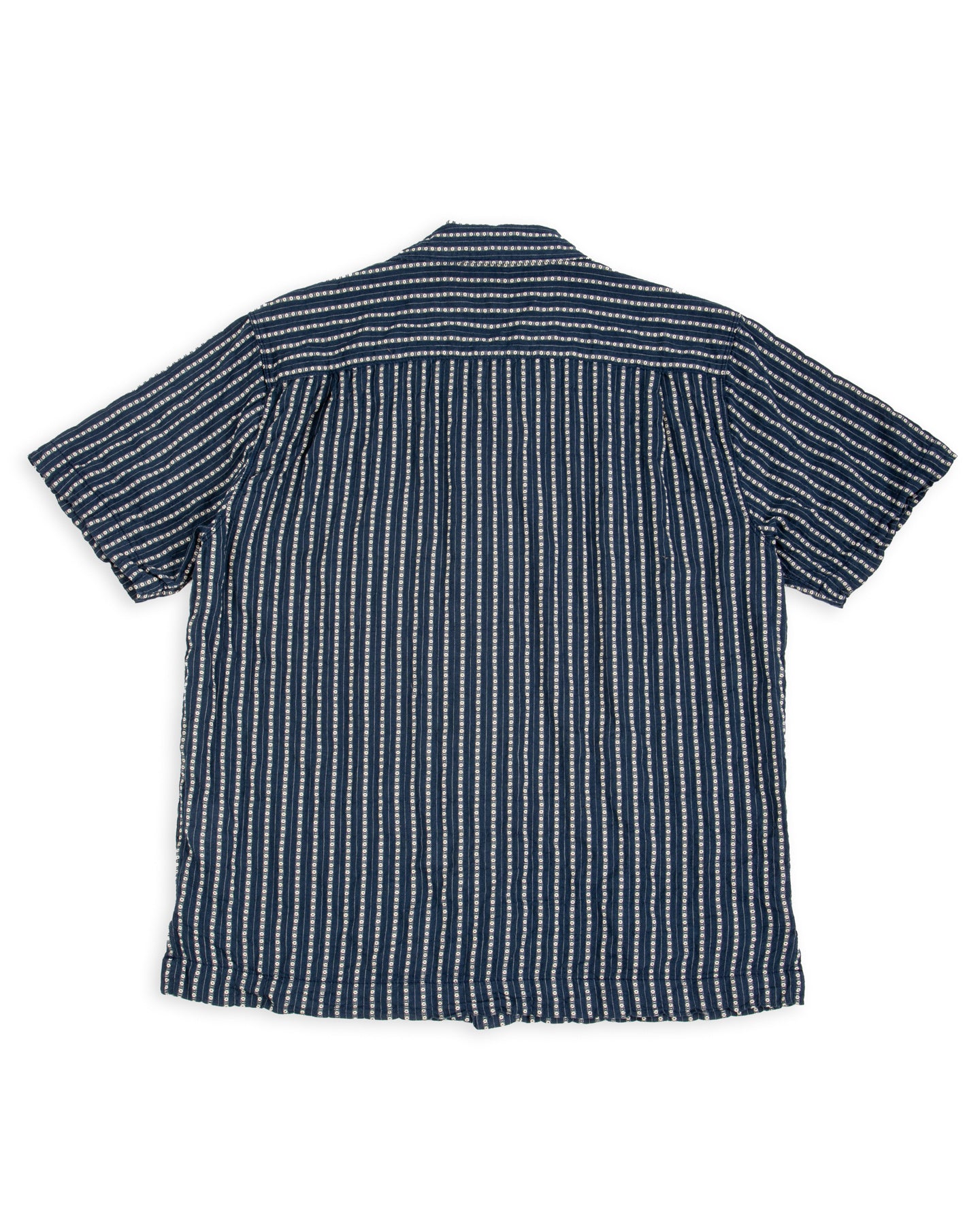 Freenote Cayucos S/S Shirt - Jacquard Navy - Standard & Strange