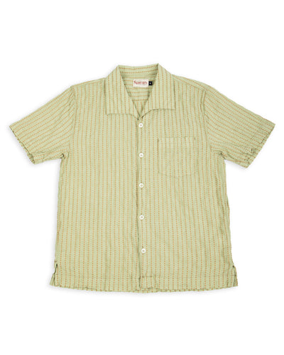 Freenote Cayucos S/S Shirt - Jacquard Sage - Standard & Strange