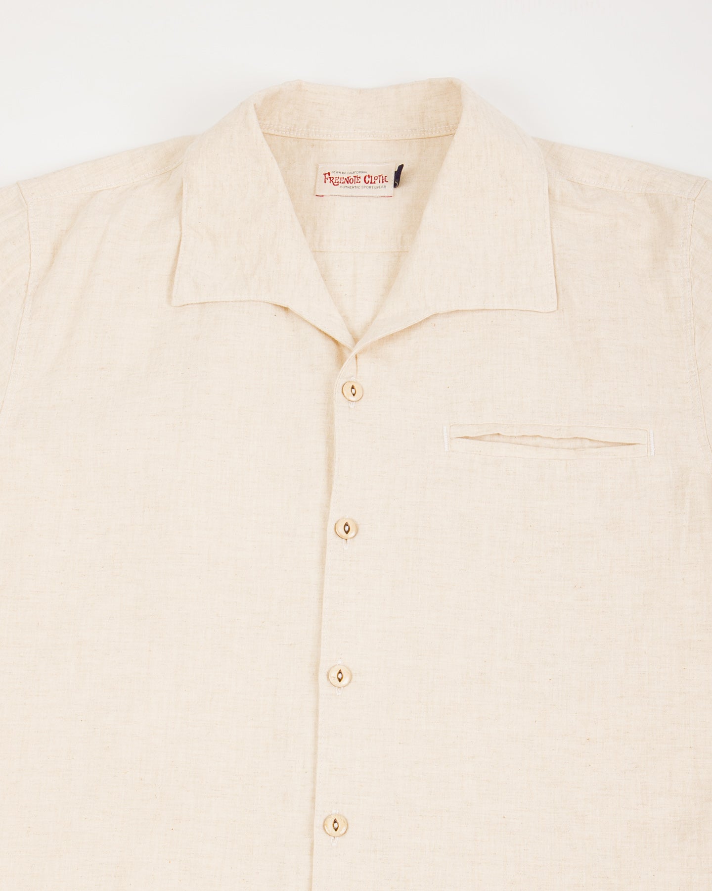 Freenote Cayucos S/S Shirt - Sand - Standard & Strange