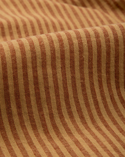 Freenote Dayton Shirt - Terracotta Stripe - Standard & Strange