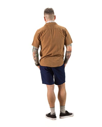 Freenote Dayton Shirt - Terracotta Stripe - Standard & Strange