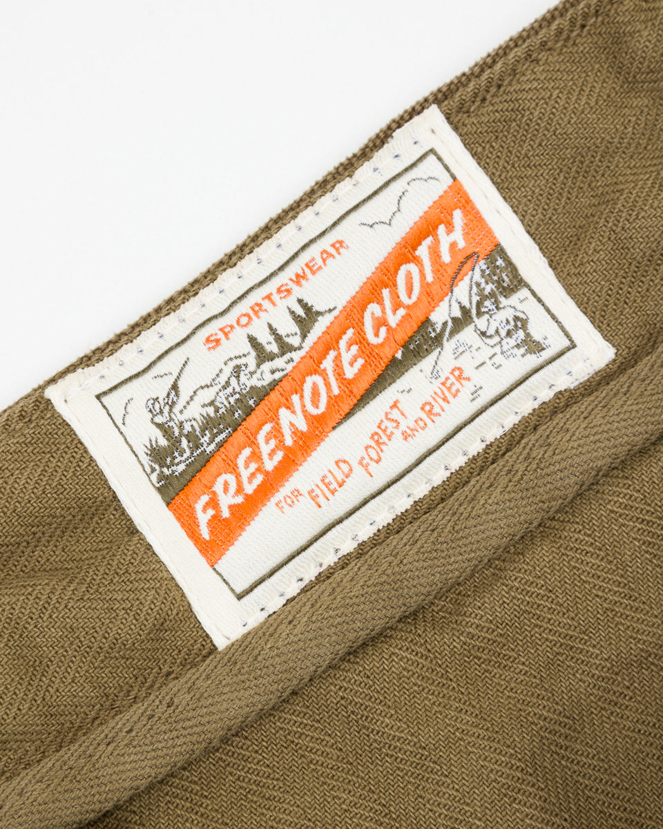 Freenote Deck Pant - 14oz Army - Standard & Strange
