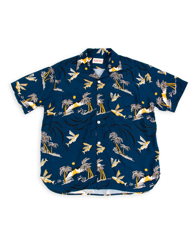 Freenote Dean Double Pocket - Navy Flying Fish - Standard & Strange