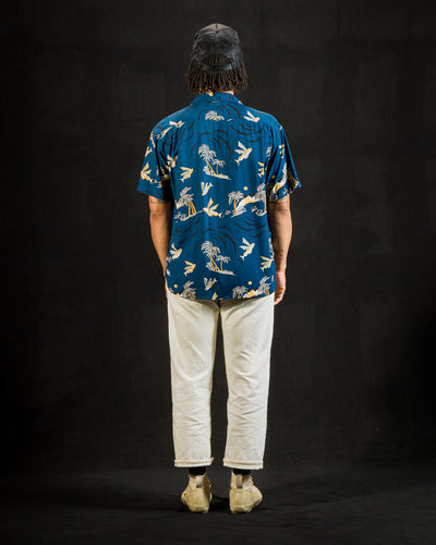 Freenote Dean Double Pocket - Navy Flying Fish - Standard & Strange