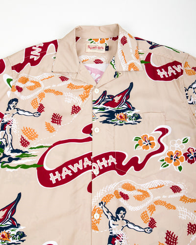 Freenote Hawaiian Shirt - Sand Aloha - Standard & Strange
