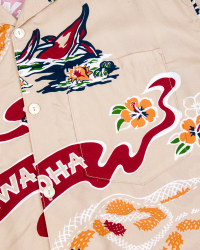 Freenote Hawaiian Shirt - Sand Aloha - Standard & Strange