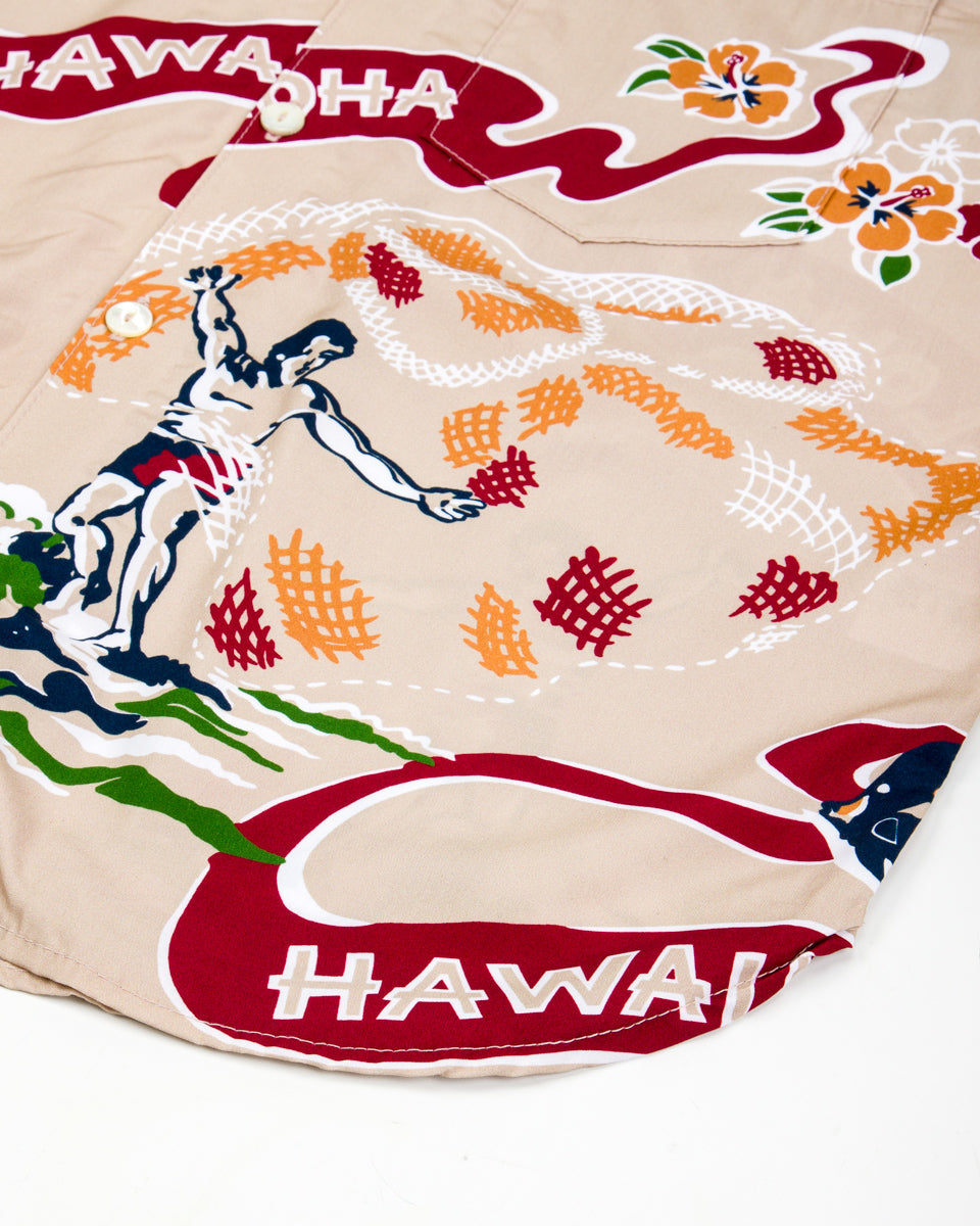 Freenote Hawaiian Shirt - Sand Aloha - Standard & Strange