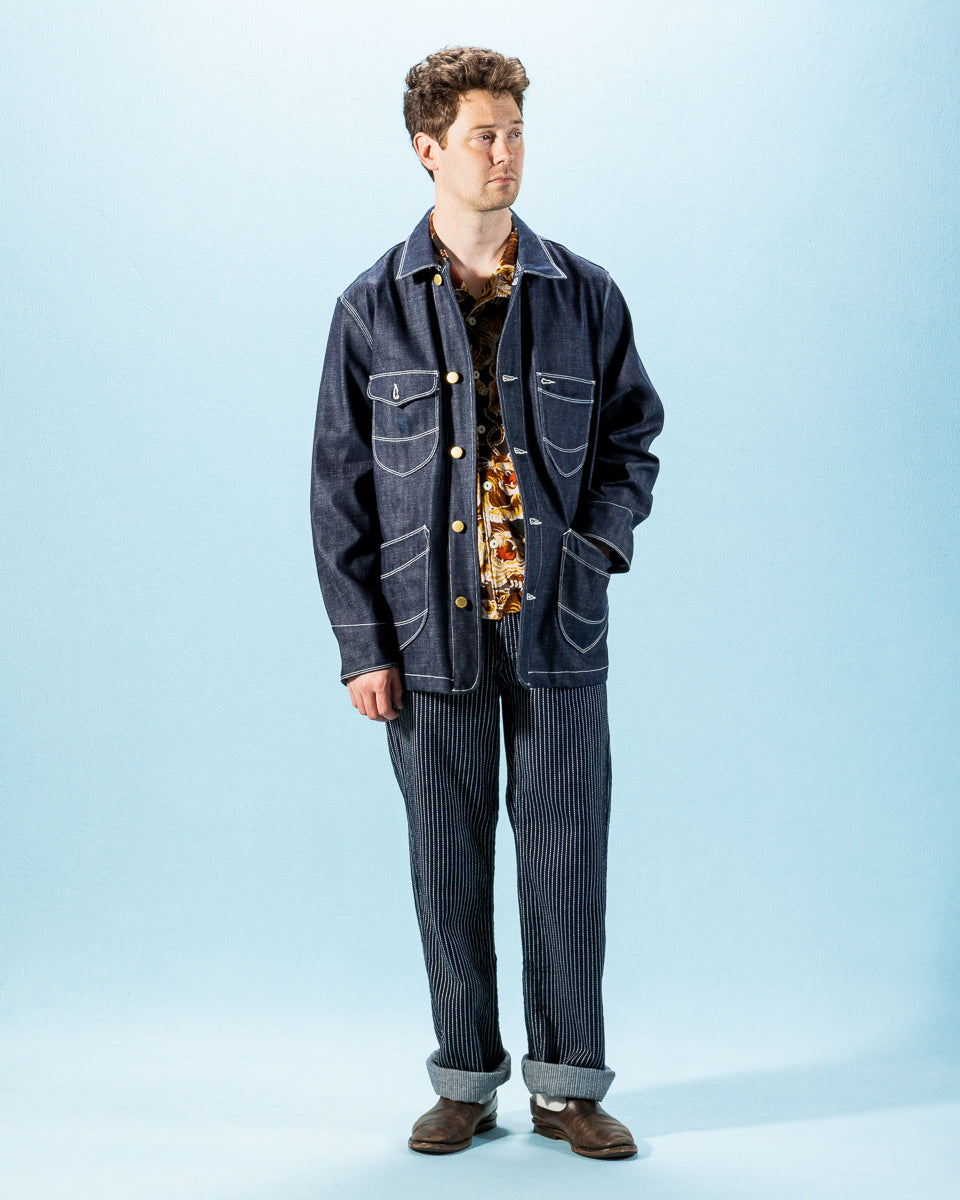 Freenote Modesto Jacket - 11oz Rinsed Memphis Blue - Standard & Strange