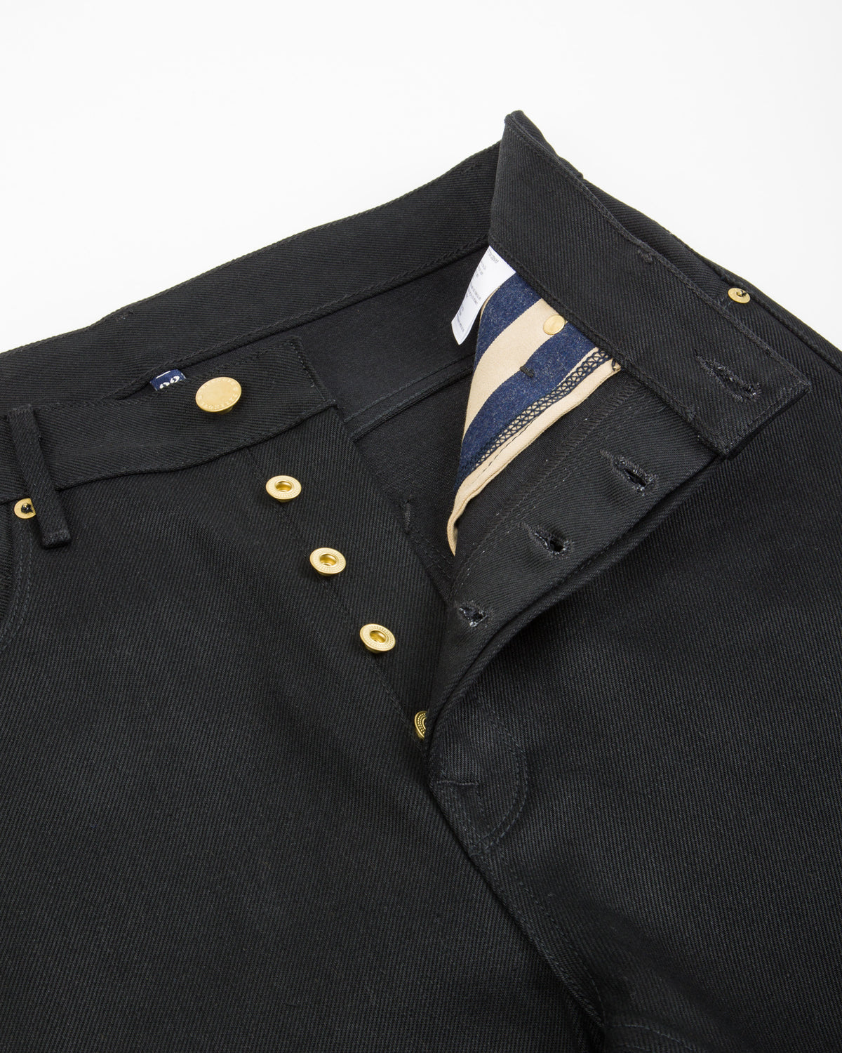 Freenote Modesto Straight Fit - 15.75oz Black/Black - Standard & Strange
