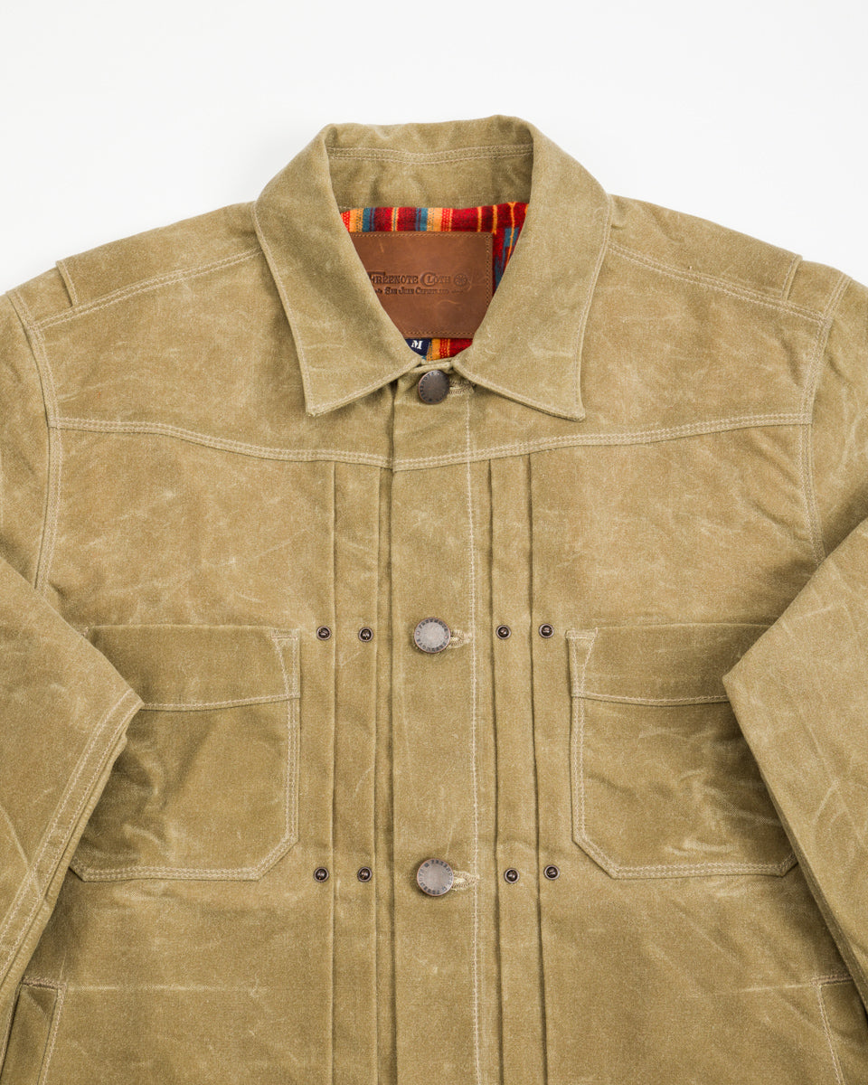 Freenote RJ-1 Jacket - Tobacco Waxed Canvas - Standard & Strange