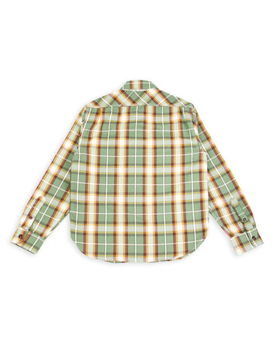 Freenote Wells Workshirt - Aloe Green Plaid - Standard & Strange