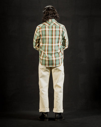 Freenote Wells Workshirt - Aloe Green Plaid - Standard & Strange