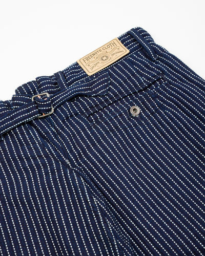 Freenote Western Pant - Blue Dobby Stripe - Standard & Strange