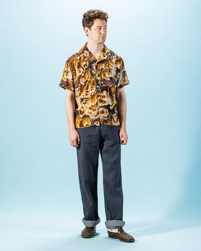 Freenote Western Pant - Blue Dobby Stripe - Standard & Strange