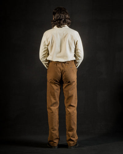 Freenote Western Pant - Brown Herringbone Dobby - Standard & Strange