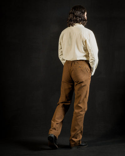 Freenote Western Pant - Brown Herringbone Dobby - Standard & Strange