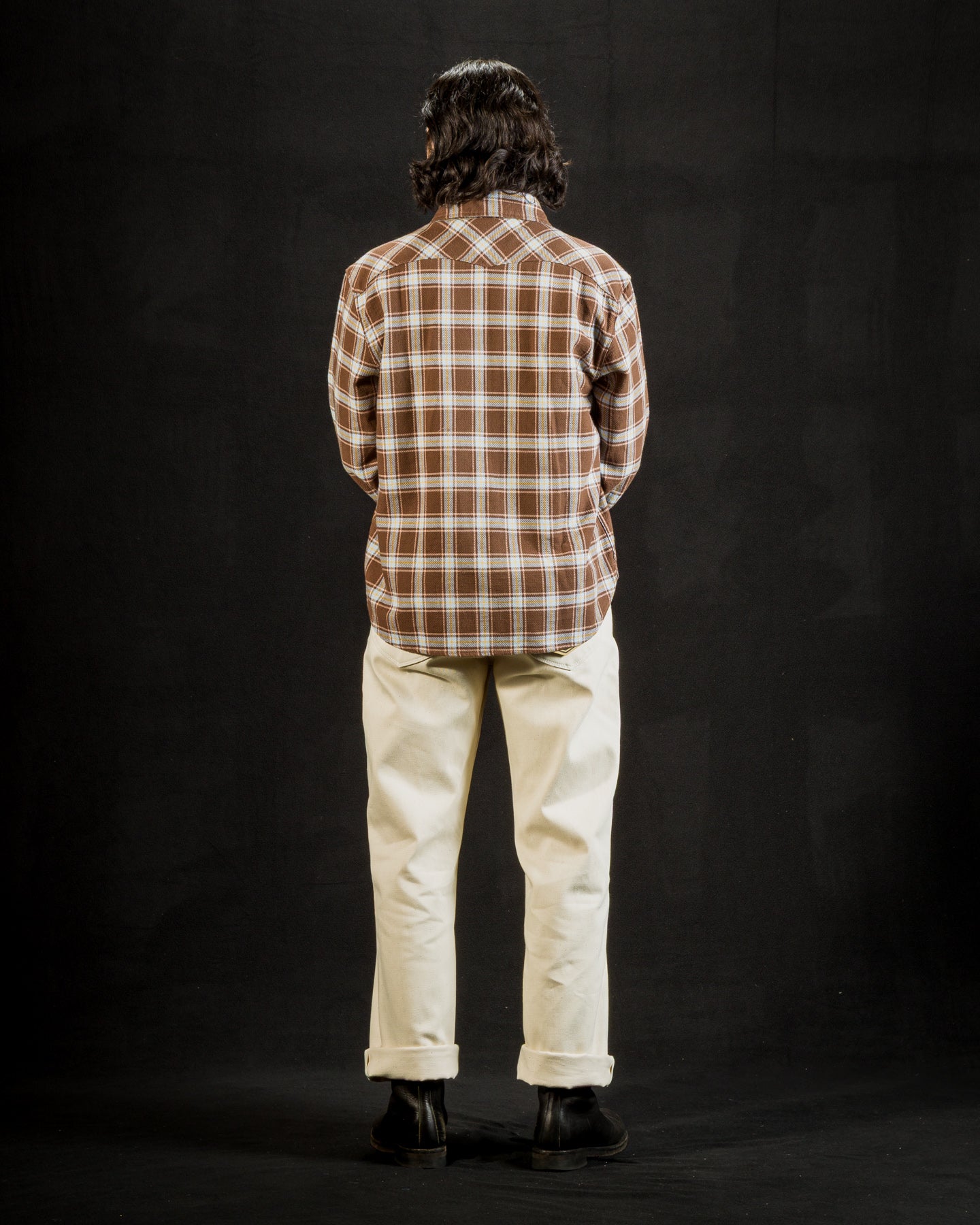 Freenote Western Scout Shirt - Brown Plaid - Standard & Strange