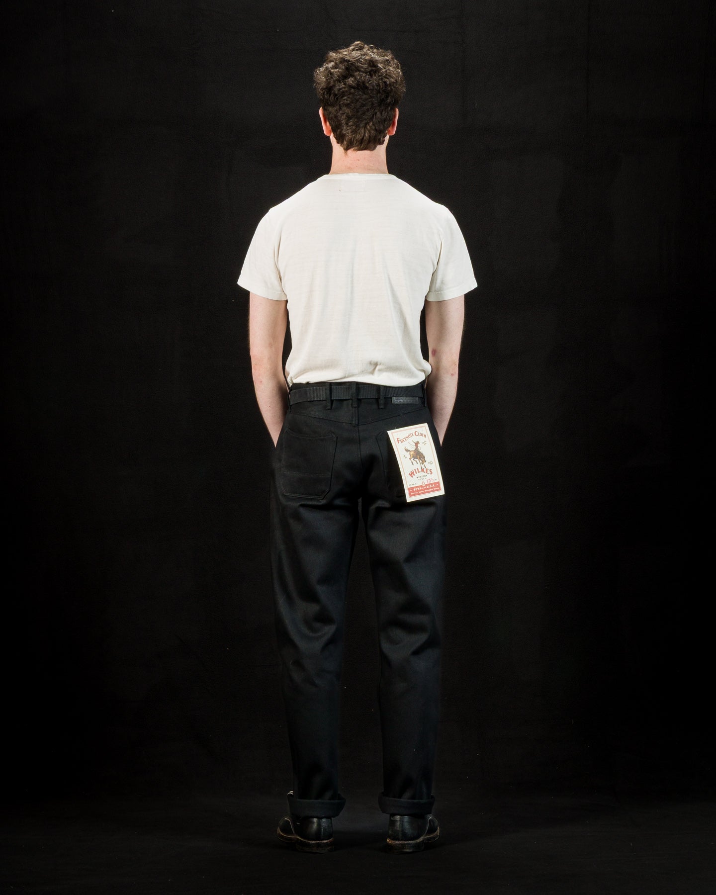 Freenote Wilkes Western - 15.75oz Black/Black - Standard & Strange