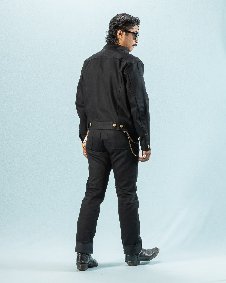 Freenote Wilkes Western - Aces High 14oz Black Denim - Standard & Strange