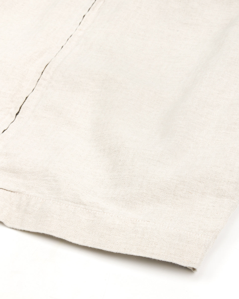 Freenote Yorba Zip S/S - White Herringbone - Standard & Strange