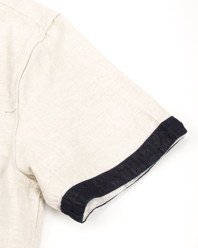 Freenote Yorba Zip S/S - White Herringbone - Standard & Strange